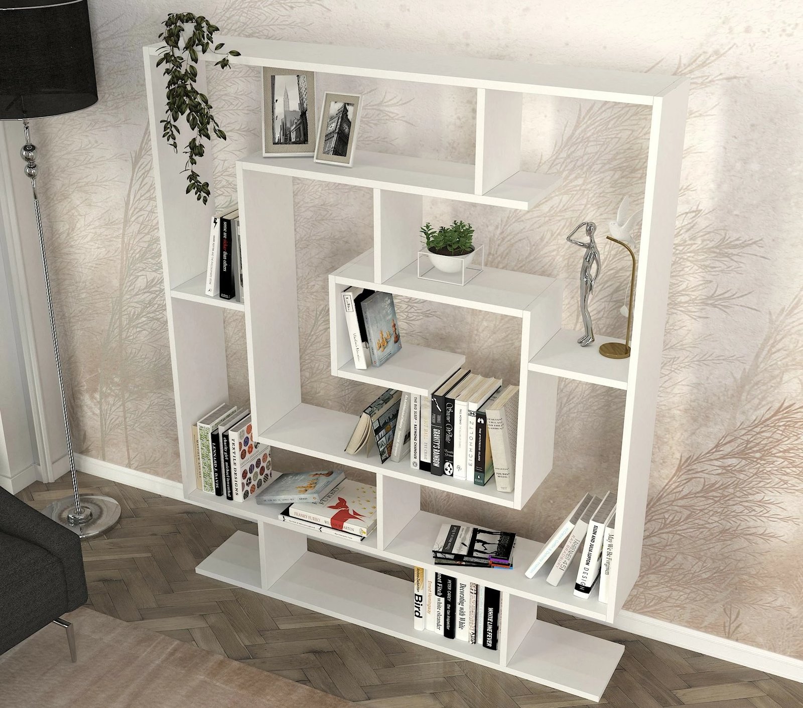 Raft librash Hanah Home, Sarmaşık, i bardhë