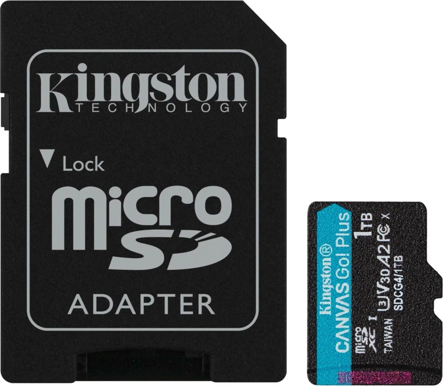 microSD kartelë Kingston Canvas Go Plus Gen4 1TB me adapter