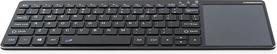 Tastierë wireless MODECOM MC-TPK1 me touch panel, e zezë