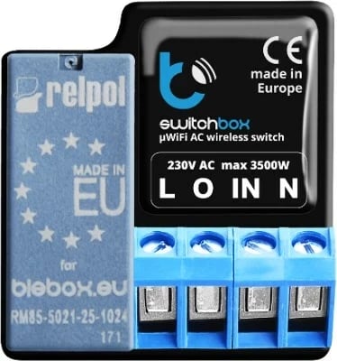 Switch Blebox Switchbox v3, 230V, Wireless, i Zi