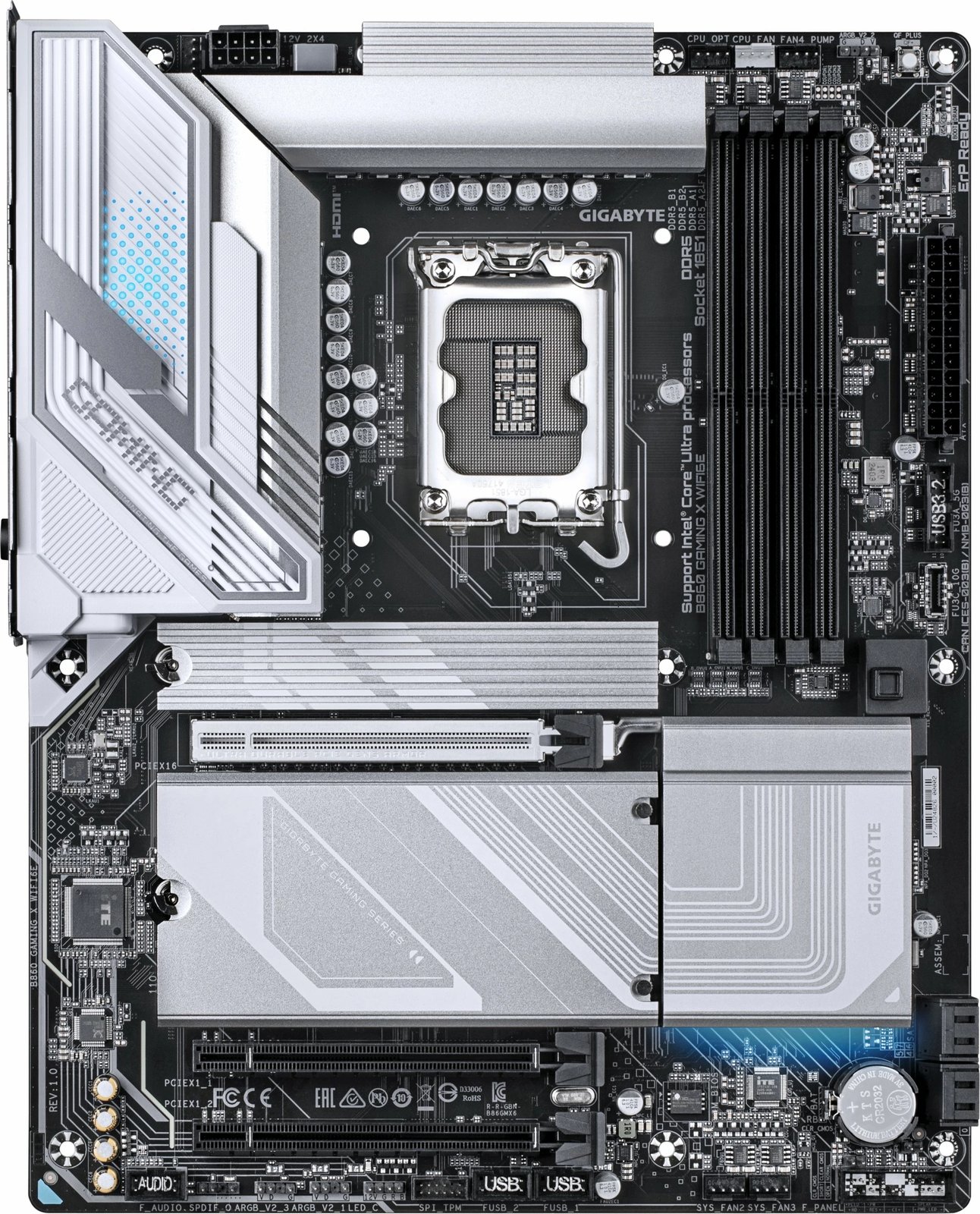 Kartelë grafike Gigabyte B860 GAMING X, 16 GB, e zezë