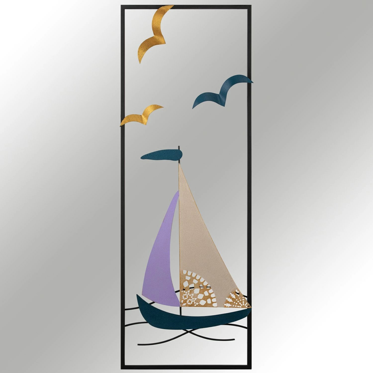 Aksesor dekorativ metalik për mur, Wallity, Port de Cannes - 1