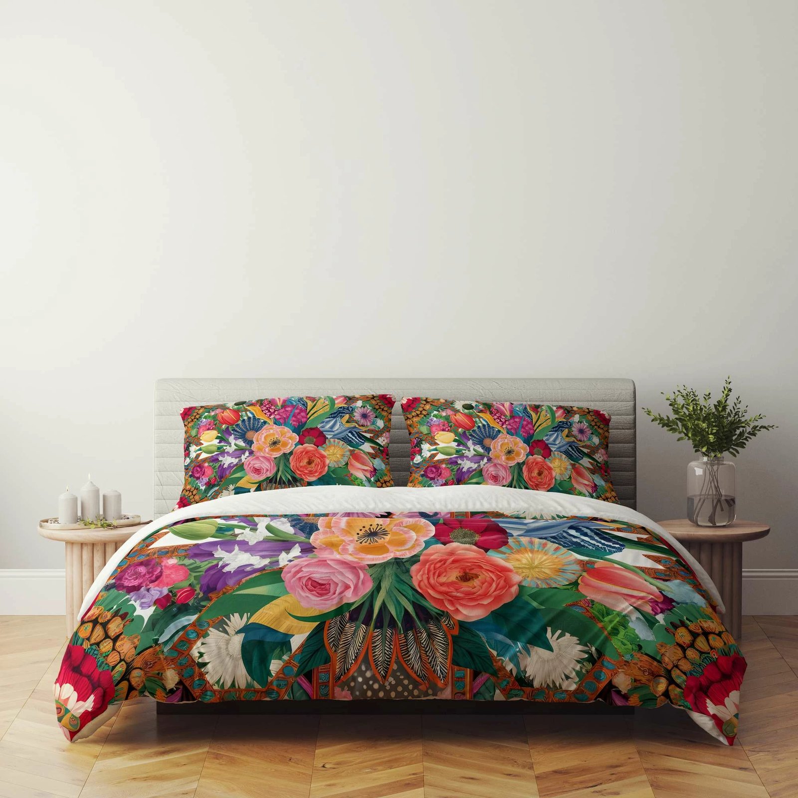 Set mbulesë për jorgan Super King, shumëngjyrëshe, L'essentiel, FLW_DVT25-15 (3 copë)