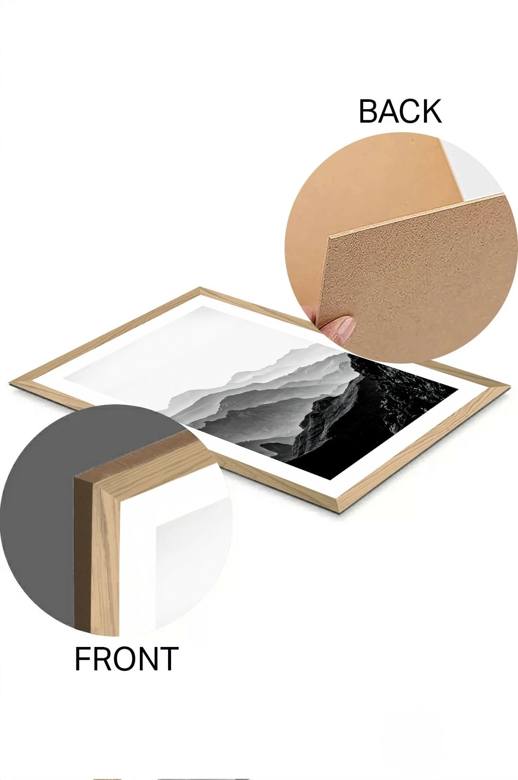 Pikturë dekorative, Wallity, Tekhammdf43, shumëngjyrëshe, pa kornizë, 33x48cm