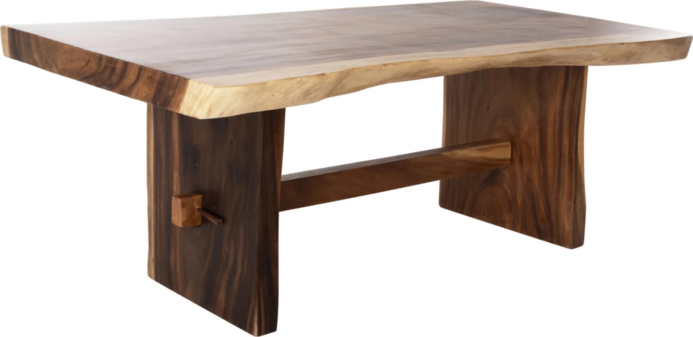 Tavolinë ngrënie ULYSES FH9757 dru SUAR ngjyrë natyrale 200x90x77 cm