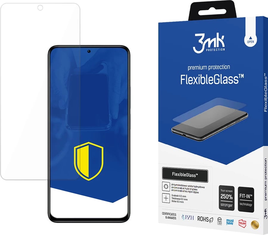 Xham mbrojtës hibrid 3mk FlexibleGlass për Xiaomi Redmi Note 11 Pro 5G / Pro+ 5G, Transparent