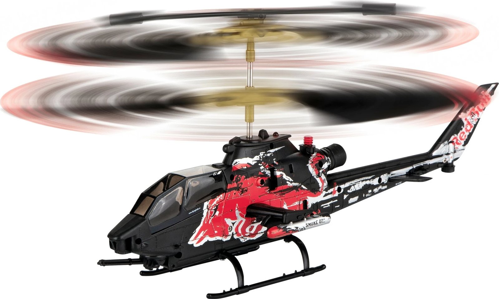 Helikopter Carrera 370501040X, 12 vjeç, i zi dhe i kuq