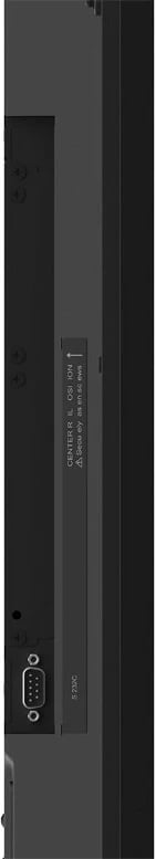 Monitor formati i madh Sharp MultiSync M502 50" 4K 550 cd/m² 60 Hz USB-C LAN altoparlantë, e zezë