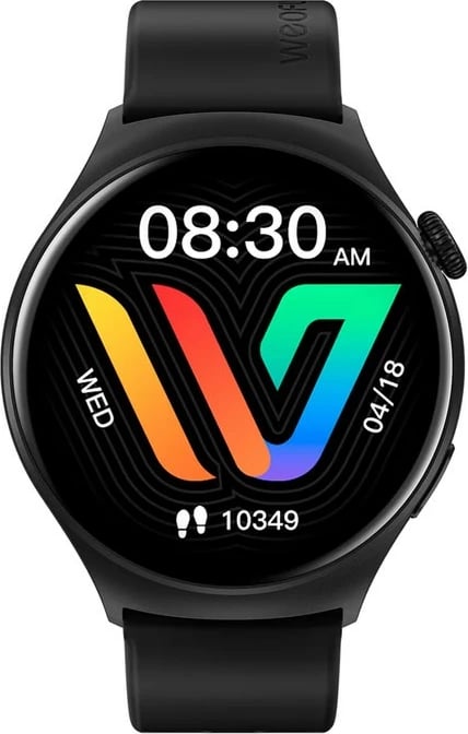 Smartwatch Weofly Curve WY-CURVE/BK, 1.43" AMOLED, Bluetooth 5.3, IP68, e zezë