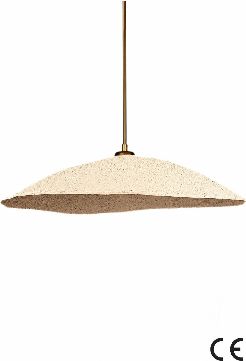 Llambë tavani Opviq, BK183, ngjyrë ari dhe ecru, lartësi e rregullueshme