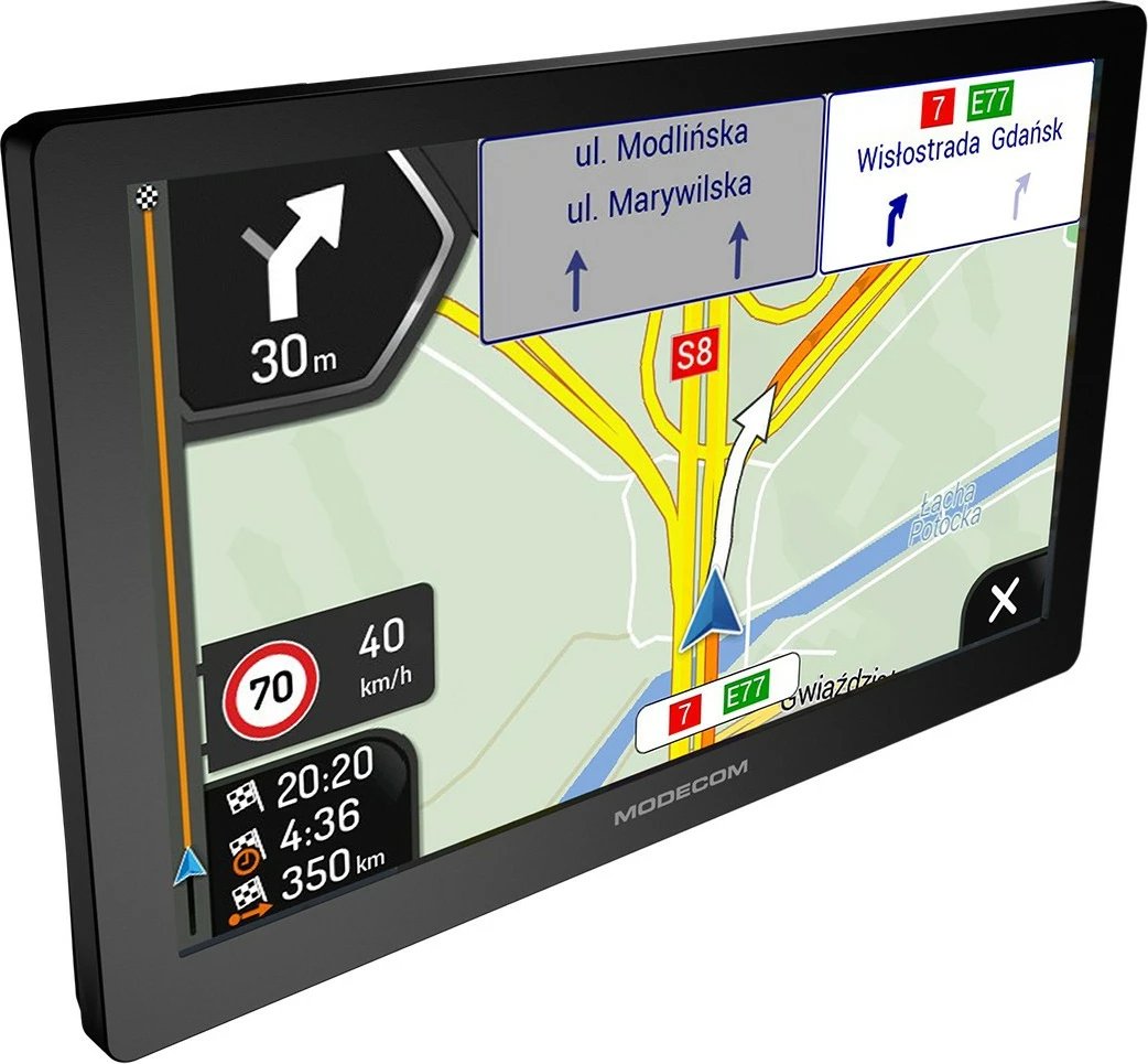 Navigacion GPS MODECOM FreeWAY CX 7.4 iGO Truck Europe, ekran 7", 16GB, 512MB RAM, Bluetooth, USB‑C