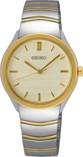 Orë dore SEIKO SUR550P1, e artë/argjendtë