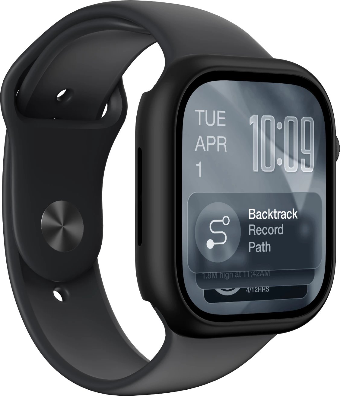 Mbështjellës për smartwatch, AmazingThing, Minimal, për Apple Watch Series 11 42mm, i zi