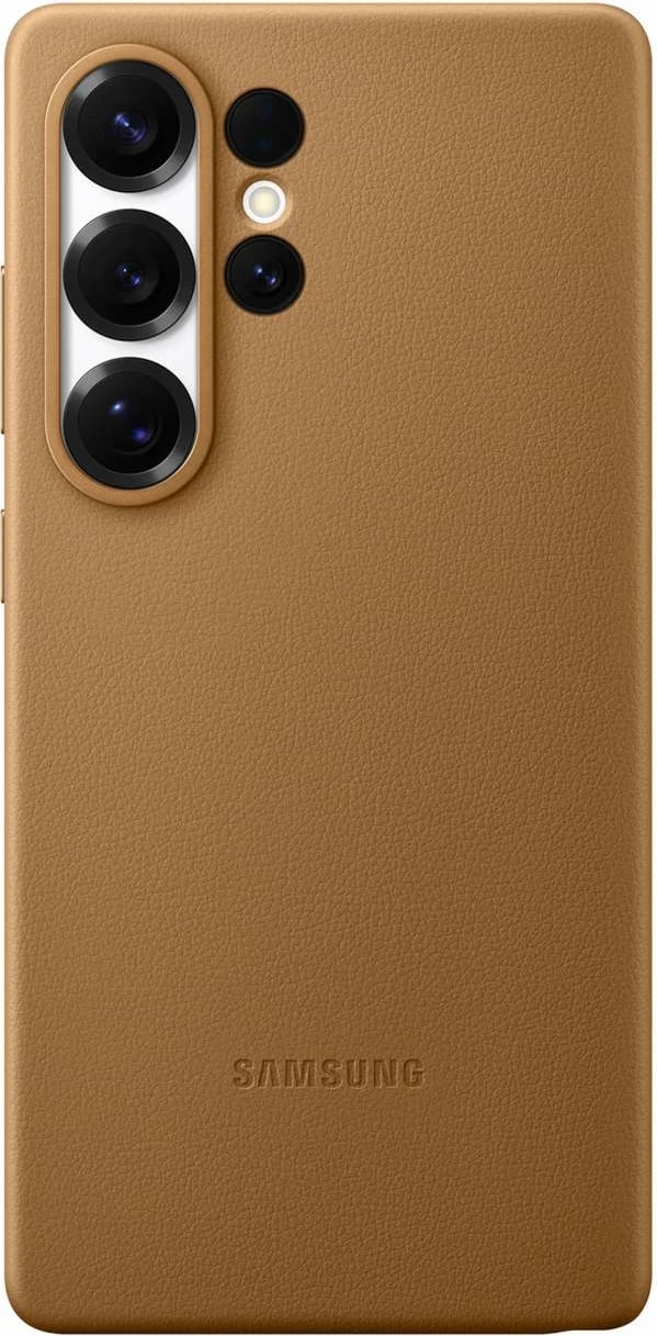 Mbështjellës Samsung KindSuit EF-VS938PJEGWW për Galaxy S25 Ultra, eko-lëkurë, ari