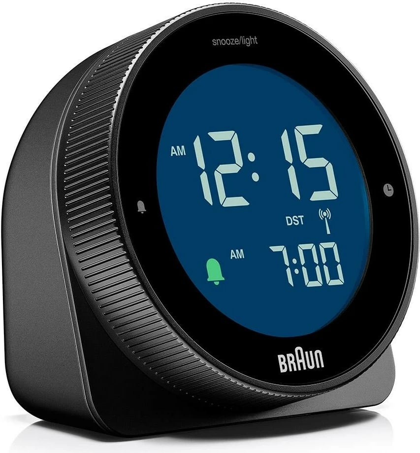 Orë alarmi Braun BC 24 B DCF, LCD, zezë Orë alarmi Braun BC 24 B DCF, LCD, zezë