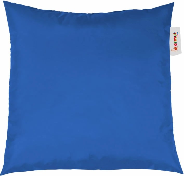 Jastëk pouf, ngjyrë kaltër, 40x40 cm