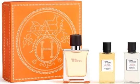 Set Eau de Toilette për meshkuj Hermès Terre d’Hermès, 50ml + 2x40ml