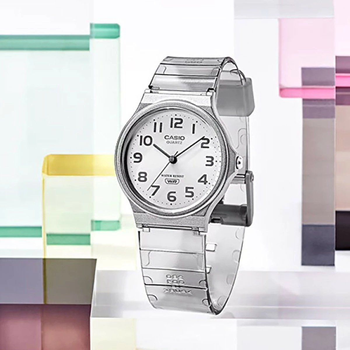 Orë dore unisex Casio POP Translucid Grey