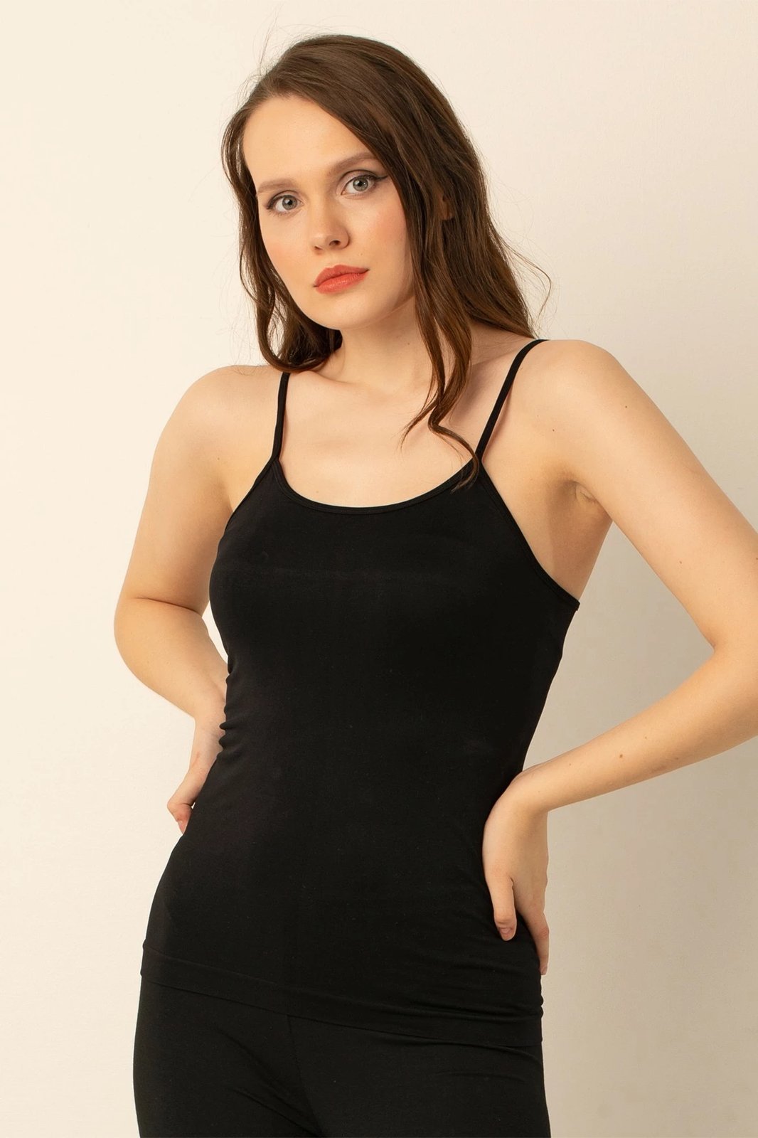 Bluzë pa mëngë për femra, ngjyrë e zezë, Jumeon 237-007500