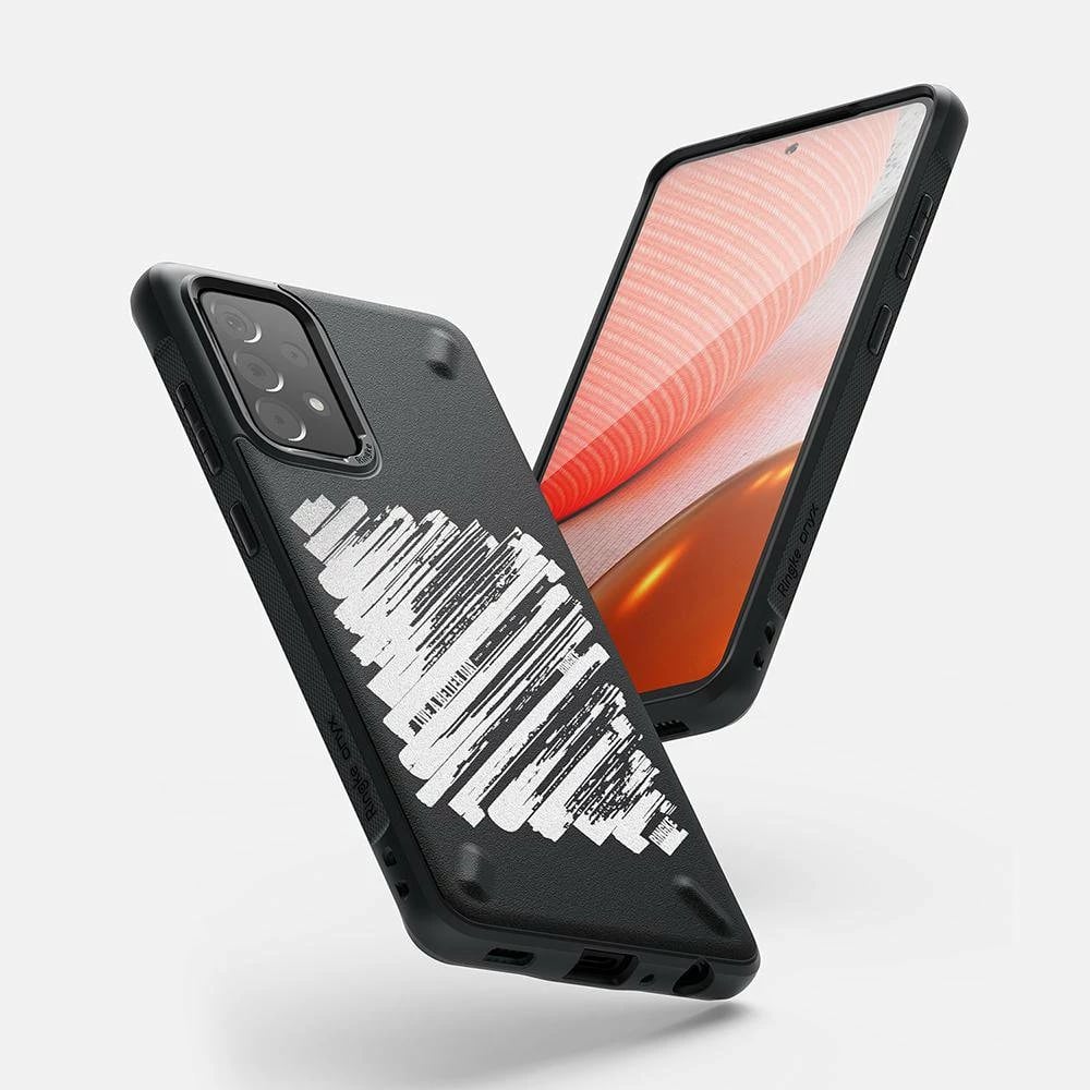 Mbështjellës Ringke Onyx Design për Samsung Galaxy A72, TPU, i zi (Paint)