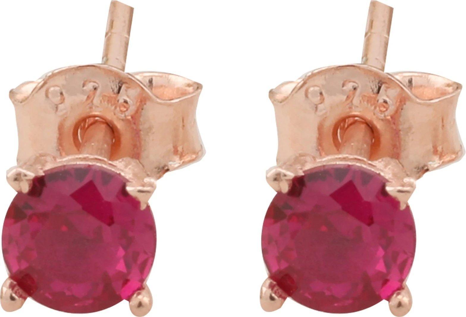 Vathë argjendi Jumeon, ngjyrë rozë ari dhe fuchsia, 10874KRM