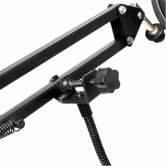 Pop filter NN POP 01 për mikrofon, 510 mm, najlon, i zi