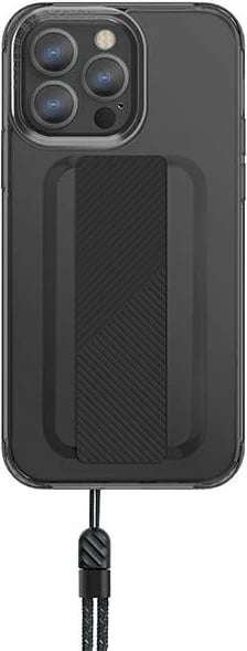 Mbështjellës UNIQ Heldro për iPhone 13/13 Pro, me rrip FlexGrip, Gri