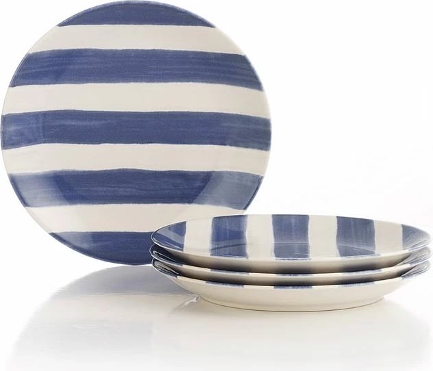 Set për servirje ëmbëlsirash (4 copë), Hermia Concept, ngjyrë kaltër, NPHR20DUS4880925