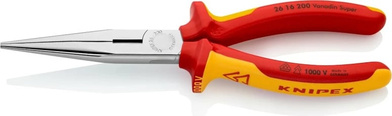Knipex kapëse gjilpërore KP-2616200, çelik krom-vanadium, 200mm