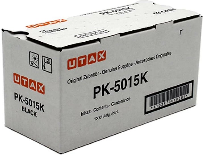Toner Utax PK-5015K, origjinal, rendiment 2,400–4,400 faqe, i zi, paketim 1x