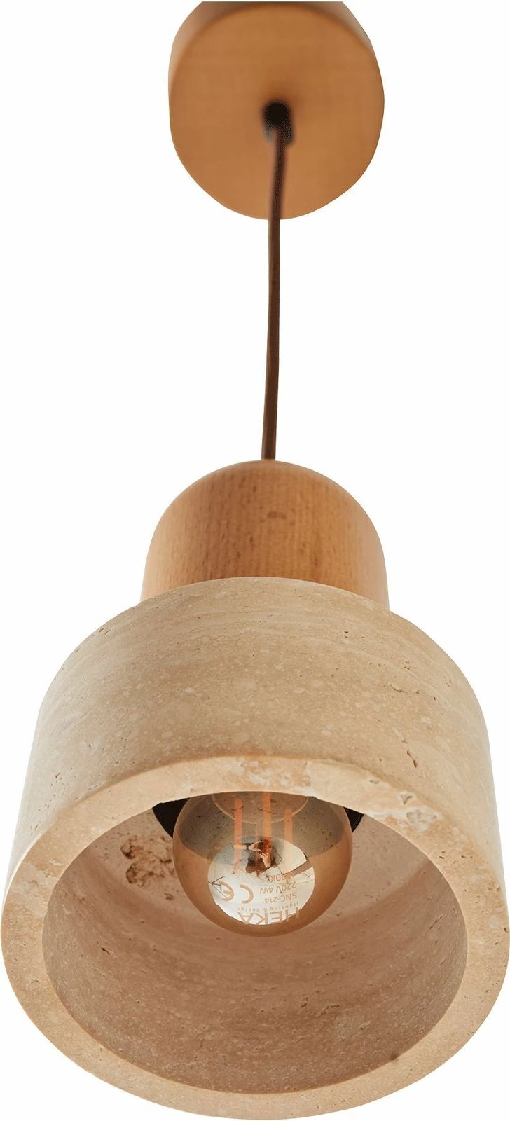 Llambë tavani Opviq, Loer, dru lisi, bezhë