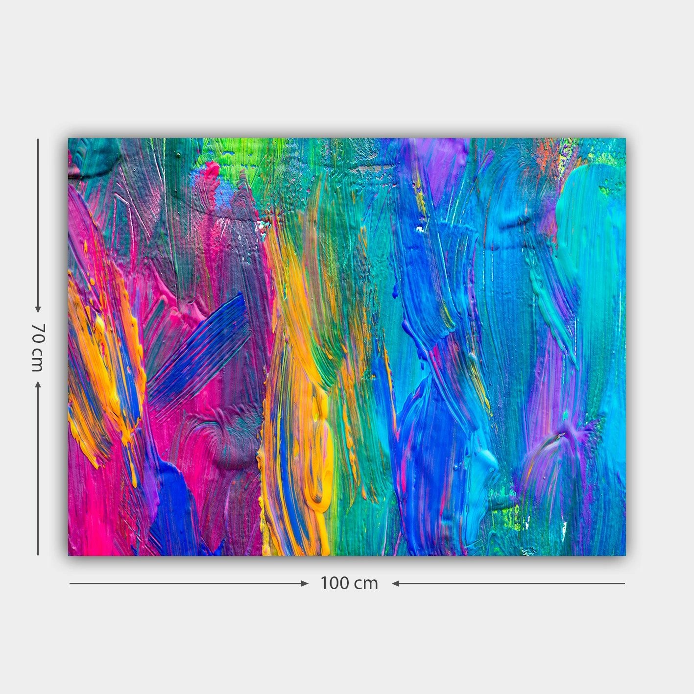 Pikturë dekorative në kanavacë, shumëngjyrëshe, 70x100cm, 170432189_70100