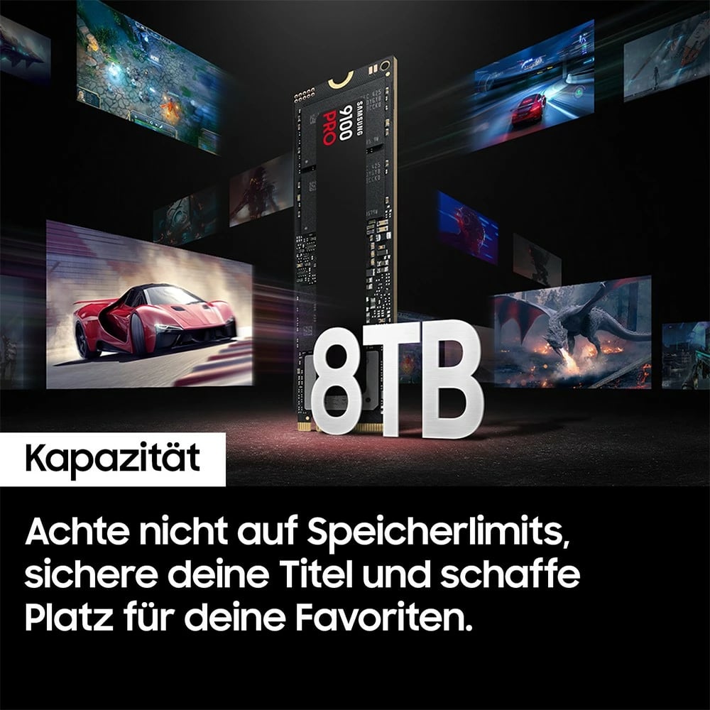 SSD Samsung 9100 PRO, 2 TB, PCIe 5.0, M.2, 14700 MB/s