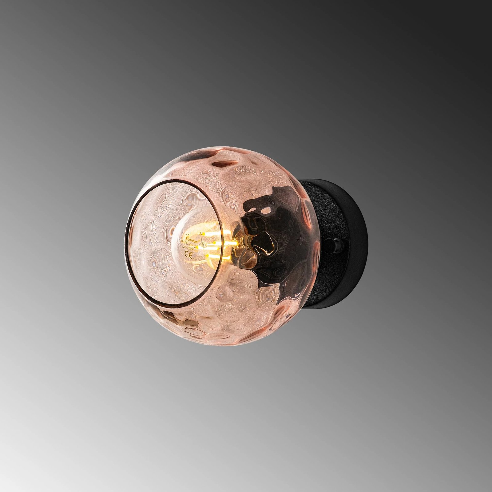 Llambë muri Opviq, Benek - 15 - 14393, rozë dhe e zezë