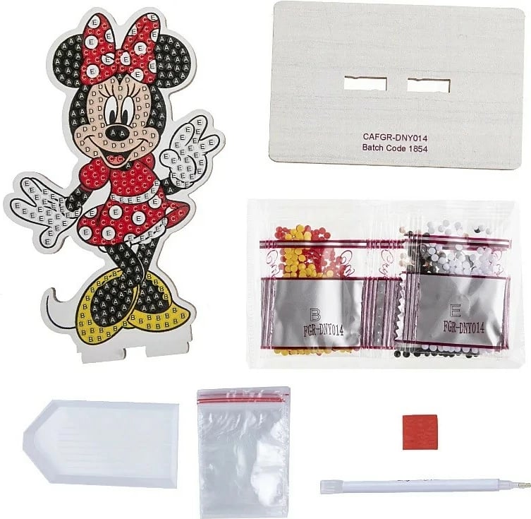 Set mozaikësh Crystal Art Buddies Minnie Mouse, Epee, CAFGR-DNY014, shumëngjyrësh