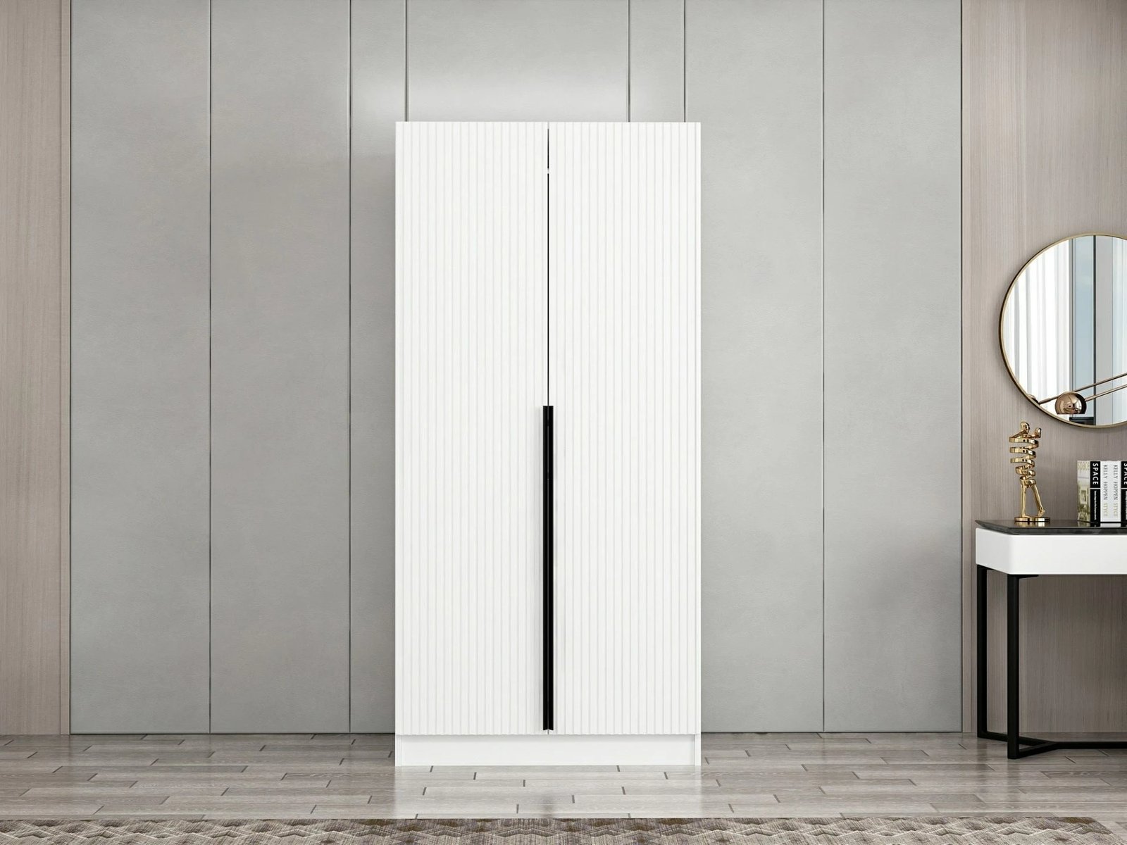 Dollap Hanah Home, Kale Plus Membrane, i bardhë, 210cm