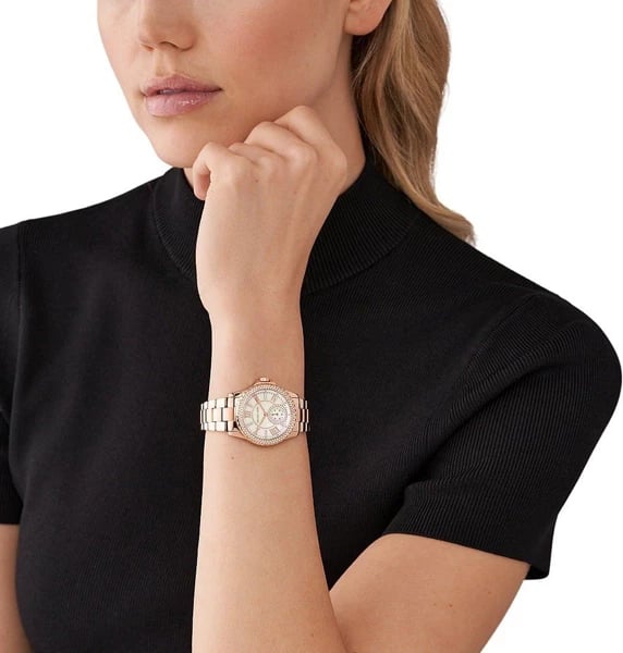 Orë dore MICHAEL KORS Everest për femra, rozë gold