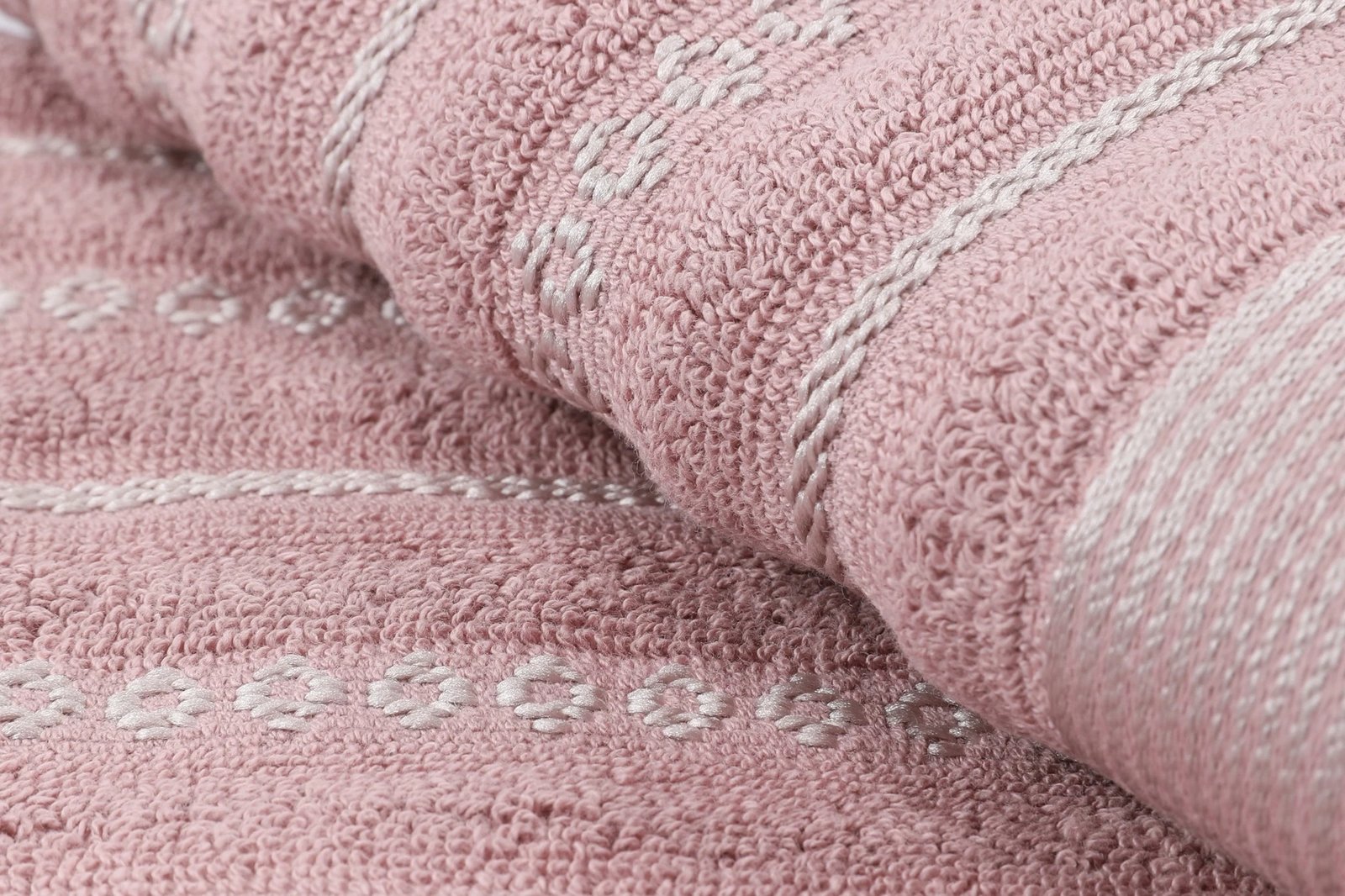 Set peshqirësh për duar (2 copë), Mijölnir, Bombeli, ngjyrë rozë e zbehtë