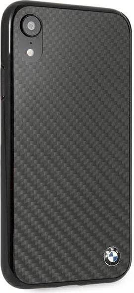 Mbështjellës BMW Signature Carbon për iPhone XR, i zi