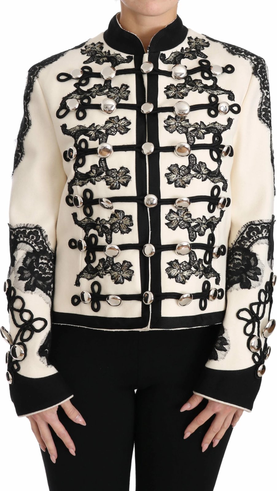 Sako për femra Dolce & Gabbana, e bardhë / e zezë 