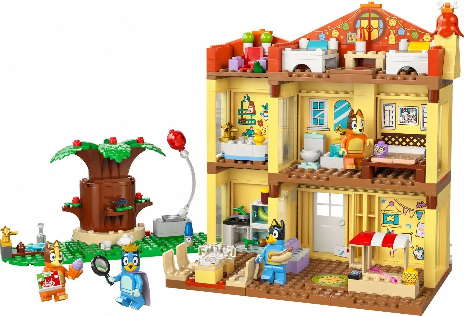 Set LEGO Bluey Blue Family House 11203, 382 pjesë, plastikë, për fëmijë, shumëngjyrësh