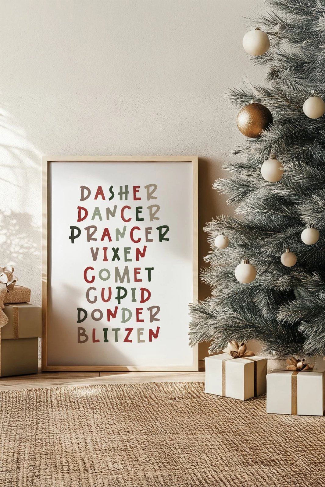 Pikturë dekorative me kornizë, shumëngjyrëshe, Wallity, Nwyearsngmdl43