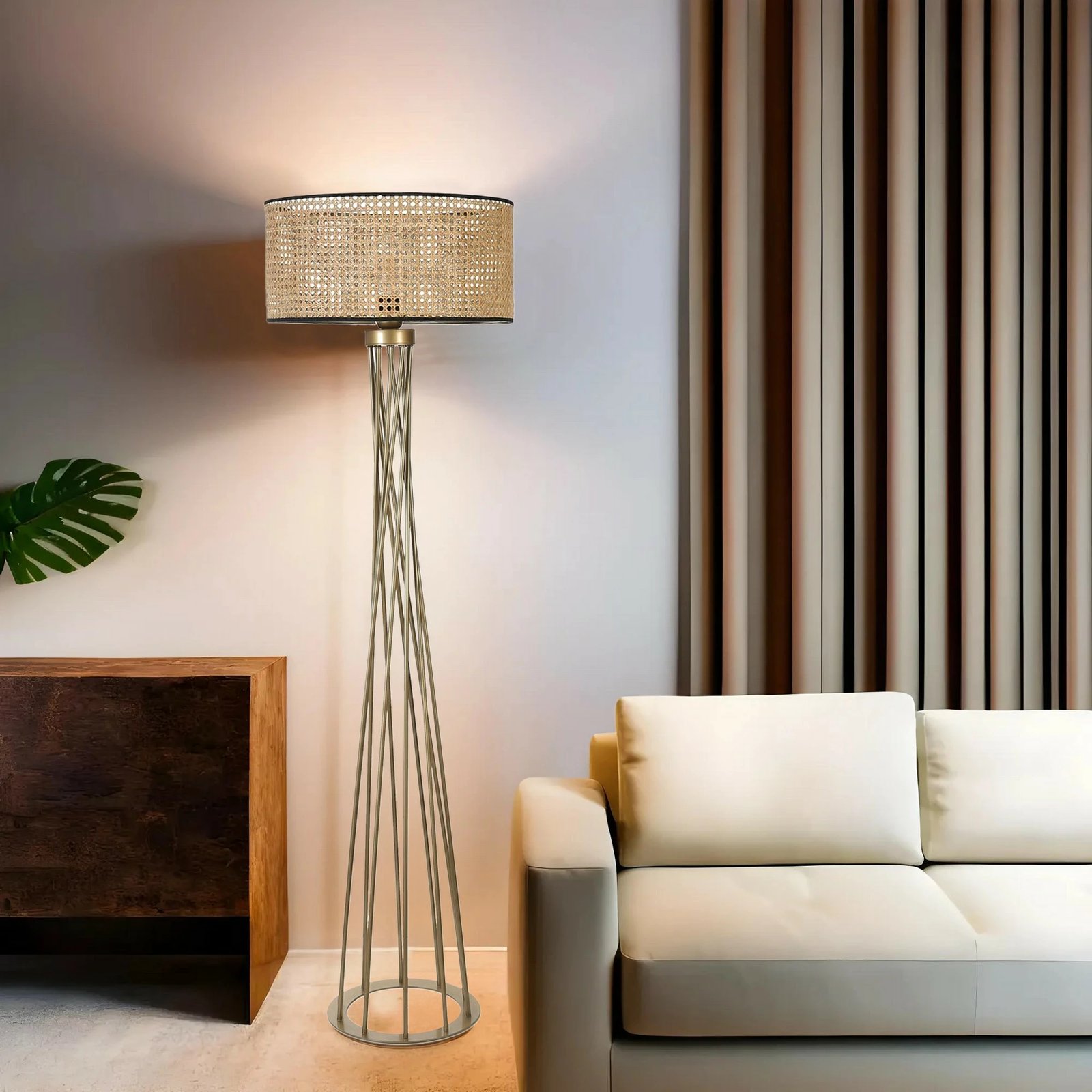 Llambë dyshemeje Opviq, ngjyrë ari, 8827-5