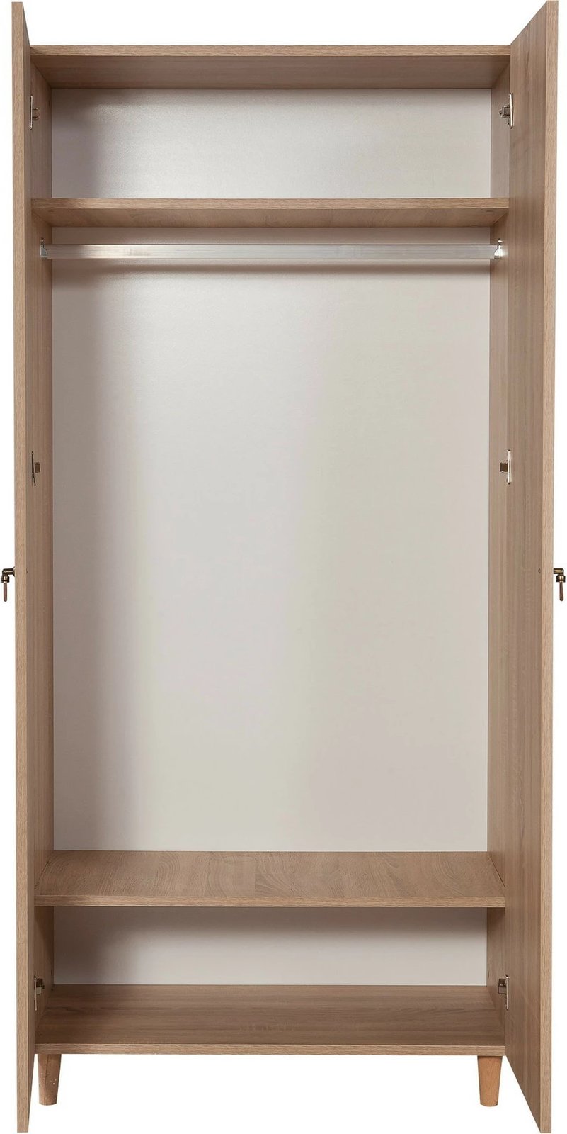 Dollap garderobe Skye Decor, stil modern, ngjyrë lisi Sonoma, 90x192x52 cm