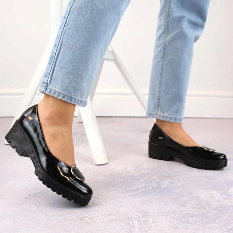 Këpucë për femra Filippo DP4569, lëkurë me dekor