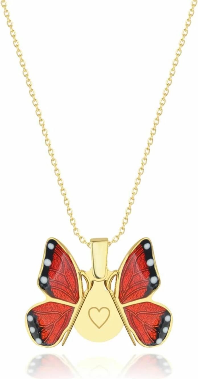 Qafore argjendi me flutur, ngjyrë ari, Jumeon, KLBKKLY563