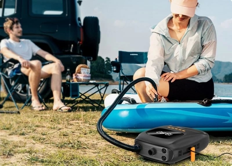Pompë ajri elektrike TECHNAXX TX-266, 7500 mAh, e zezë
