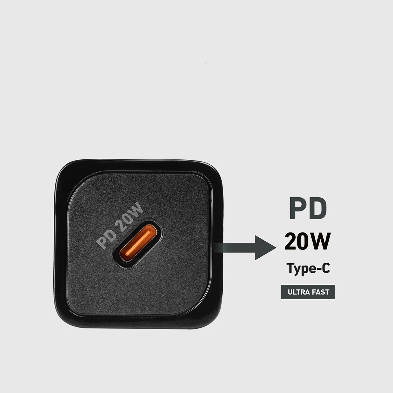 Karikues muri SBS TETRGAN1C20K, 20W, USB-C, GaN, i zi