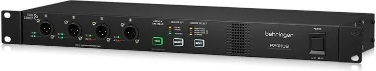 Hub Behringer P24HUB për miksera StageConnect, i zi