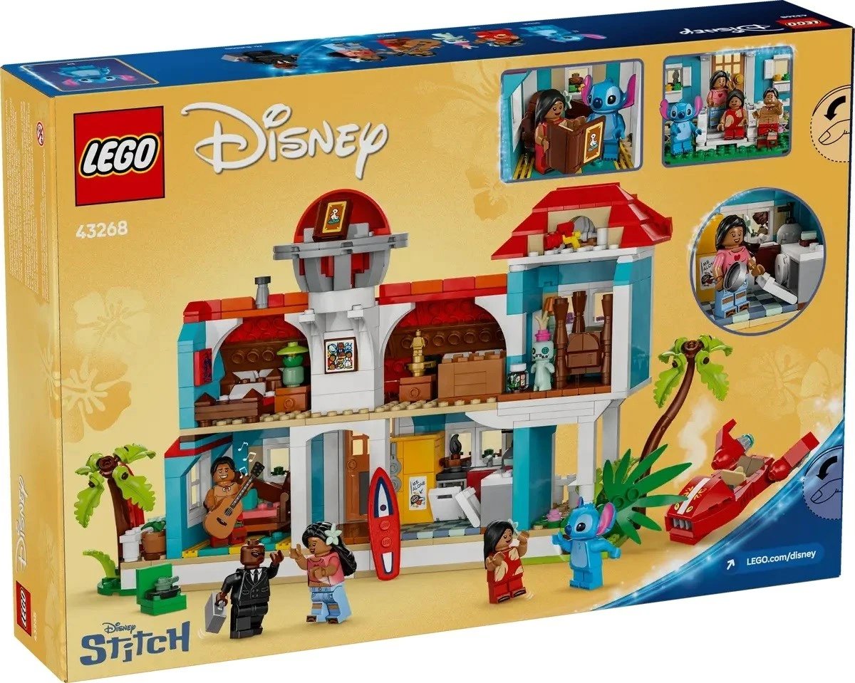 Set LEGO Disney Lilo and Stitch Beach House, 43268